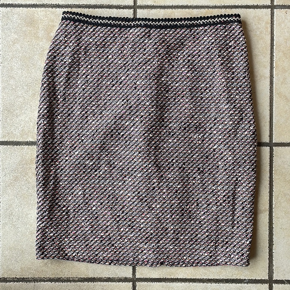 NWT TALBOTS | Beautiful Multicolored Tweed Skirt